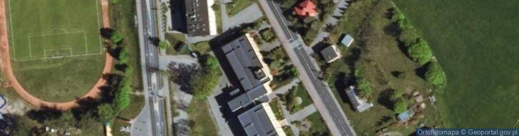 Zdjęcie satelitarne Publiczna Szkoła Podstawowa Nr 2 Im. Papieża Jana Pawła II W Chorzelach