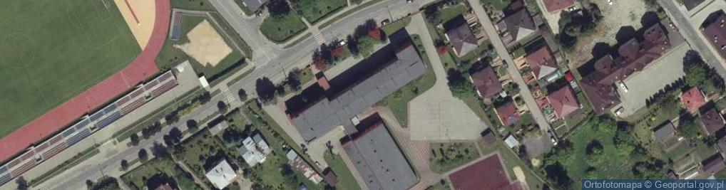 Zdjęcie satelitarne Publiczna Szkoła Podstawowa Nr 4 Im. Jana Pawła II W Krasnymstawie