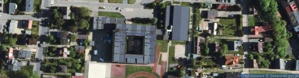 Zdjęcie satelitarne Publiczna Szkoła Podstawowa Nr 4 Z Klasami Sportowymi Im. Ireny Szewińskiej W Pułtusku
