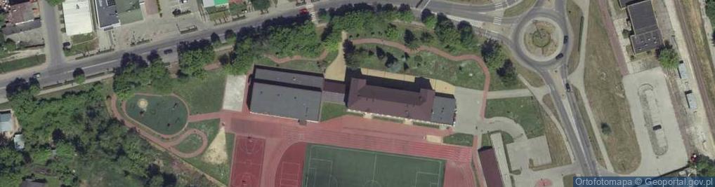 Zdjęcie satelitarne Publiczna Szkoła Podstawowa Nr 5 Im. Orląt Lwowskich W Krasnymstawie