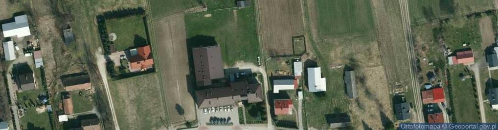 Zdjęcie satelitarne Publiczna Szkoła Podstawowa W Łękach Dolnych