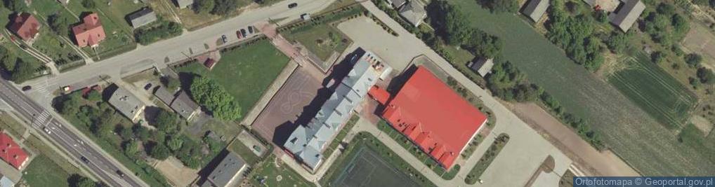 Zdjęcie satelitarne Publiczna Szkoła Podstawowa w Łopienniku Nadrzecznym