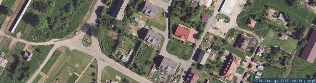 Zdjęcie satelitarne Publiczna Szkoła Podstawowa W Nowym Łupkowie