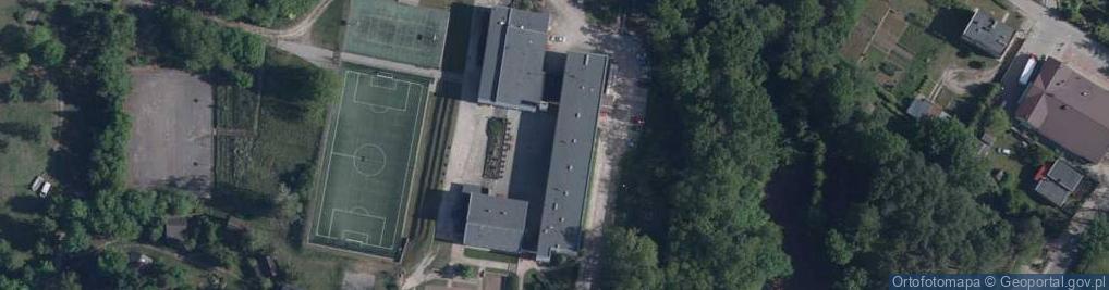 Zdjęcie satelitarne Samorządowa Szkoła Podstawowa w Łagowie