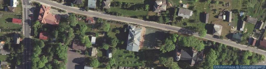 Zdjęcie satelitarne SP im. Jana Kochanowskiego w Pawłowie
