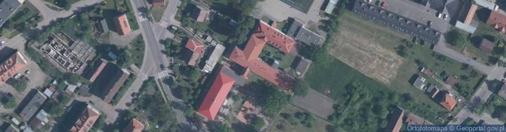 Zdjęcie satelitarne SP im. Mikołaja Kopernika w Siechnicach