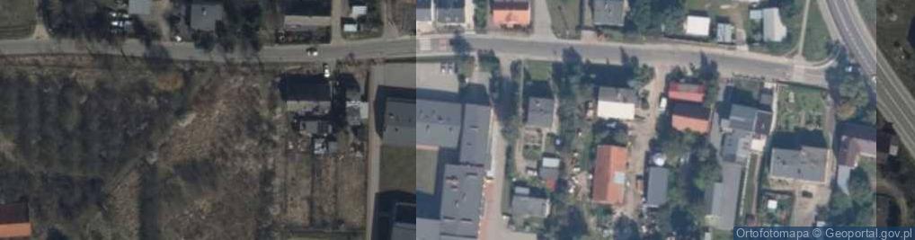 Zdjęcie satelitarne SP im. Obrońców Pomorza Gdańskiego w Miłobądzu