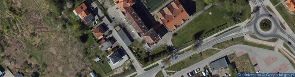 Zdjęcie satelitarne SP nr 7 im. gen. Józefa Wybickiego