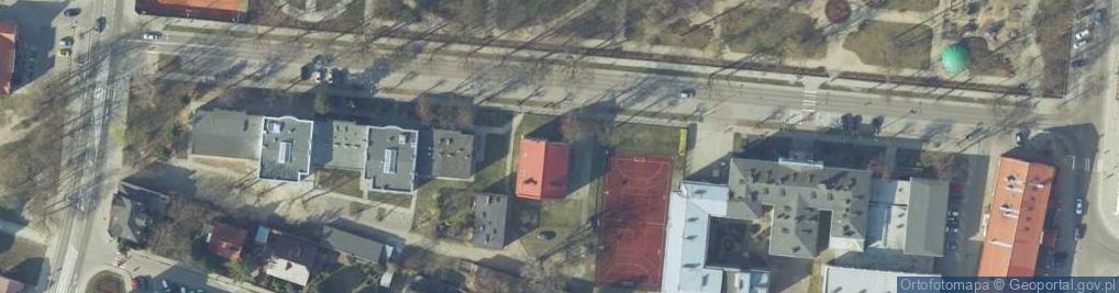 Zdjęcie satelitarne Społeczna Szkoła Podstawowa 'Wyspianum' W Mławie