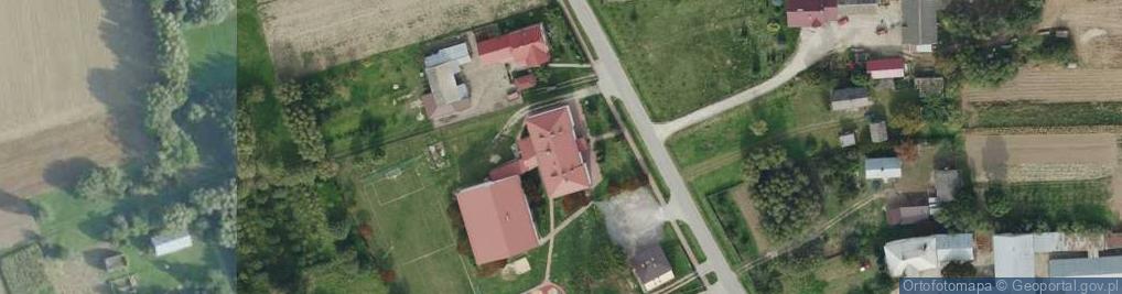 Zdjęcie satelitarne Społeczna Szkoła Podstawowa Im. T. Kościuszki W Glinach Małych