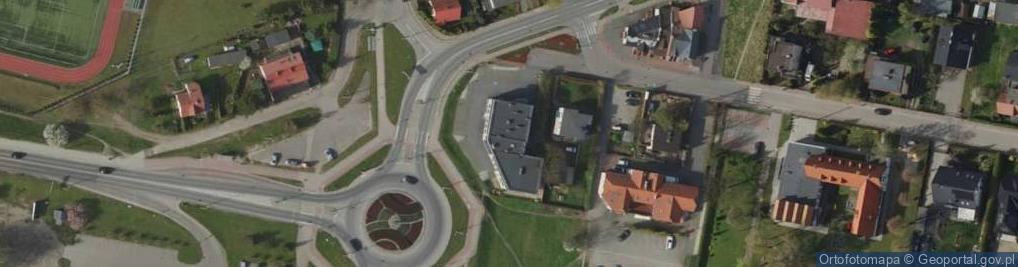 Zdjęcie satelitarne Szkoła Podstawowa Akademia Dobrej Edukacji W Pruszczu Gdańskim