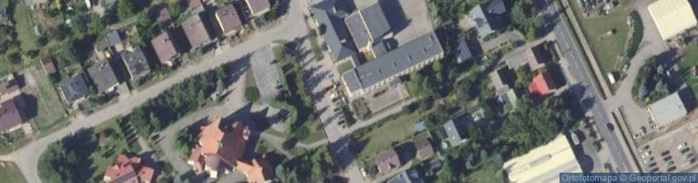 Zdjęcie satelitarne Szkoła Podstawowa Im. Janusza Kusocińskiego W Hanulinie