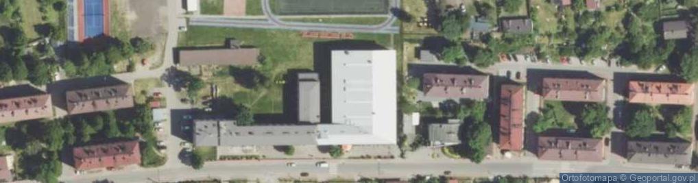 Zdjęcie satelitarne Szkoła Podstawowa Im.kpt.leonida Teligi W Poraju