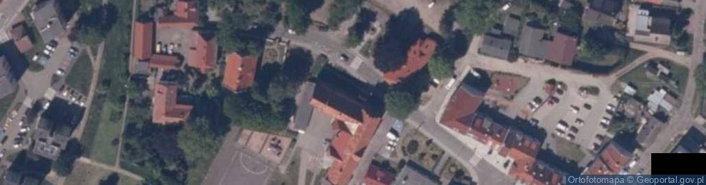 Zdjęcie satelitarne Szkoła Podstawowa Nr 1 Im. Bolesława Chrobrego W Kamieniu Pomorskim