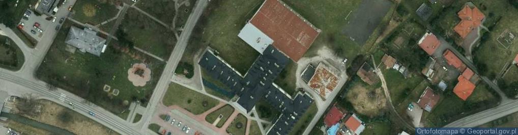 Zdjęcie satelitarne Szkoła Podstawowa Nr 1 Im. Jana Pawła II W Skrzyszowie