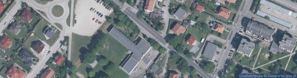 Zdjęcie satelitarne Szkoła Podstawowa Nr 1 Im.kardynała Bolesława Kominka W Kątach Wrocławskich