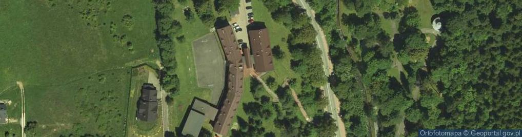 Zdjęcie satelitarne Szkoła Podstawowa Nr 1 Im. Ratowników Górskich W Krynicy-Zdroju