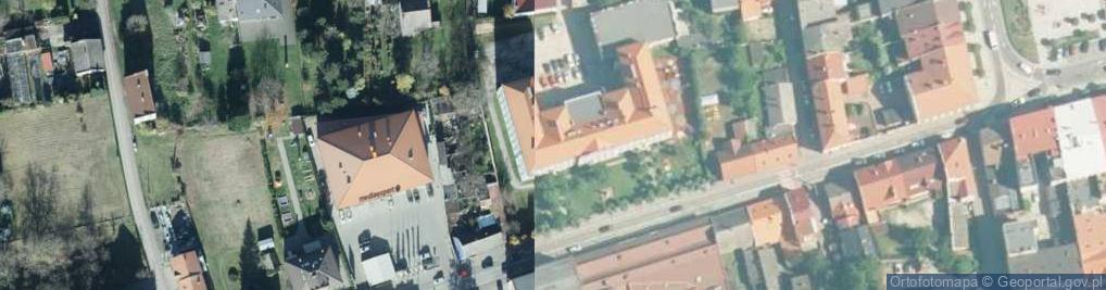 Zdjęcie satelitarne Szkoła Podstawowa Nr 1 Im. Św. Jana Kantego W Kętach