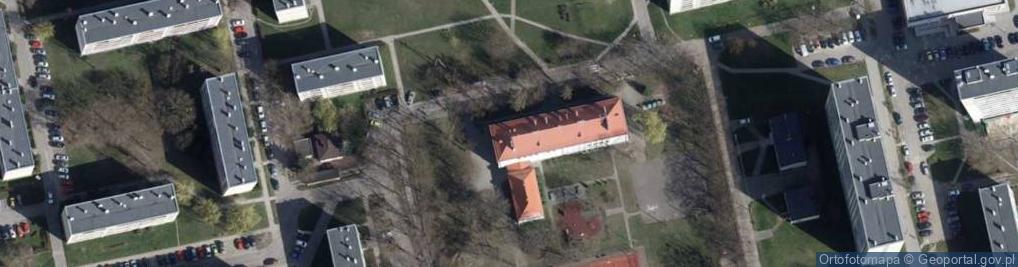 Zdjęcie satelitarne Szkoła Podstawowa Nr 110 Im. Partyzantów Ziemi Łódzkiej