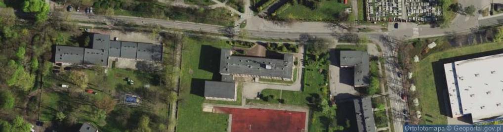 Zdjęcie satelitarne Szkoła Podstawowa Nr 12 Im. Jana III Sobieskiego W Sosnowcu