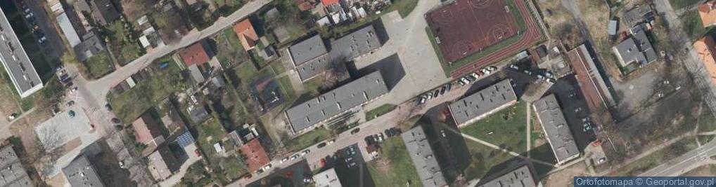 Zdjęcie satelitarne Szkoła Podstawowa Nr 14 Im. Stefana Żeromskiego W Gliwicach