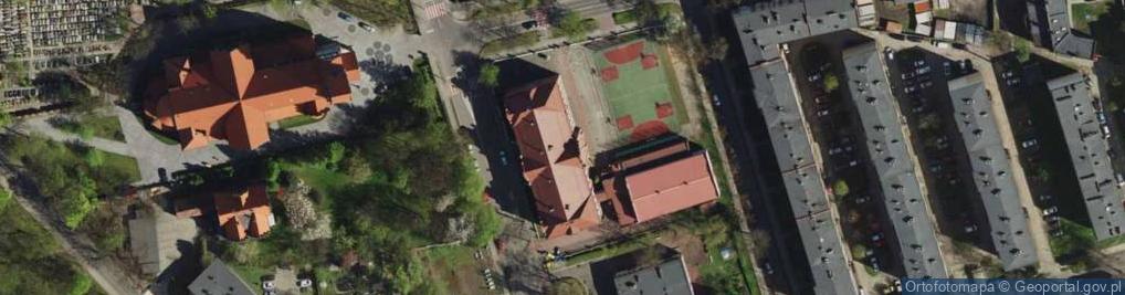 Zdjęcie satelitarne Szkoła Podstawowa Nr 17 Im.jana Pawła II
