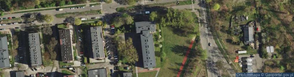 Zdjęcie satelitarne Szkoła Podstawowa Nr 18 Im. Ignacego Krasickiego W Sosnowcu