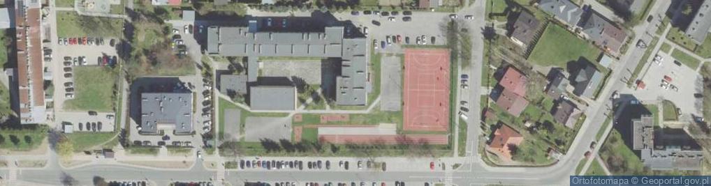 Zdjęcie satelitarne Szkoła Podstawowa Nr 18 Im.karola Szymanowskiego W Nowym Sączu