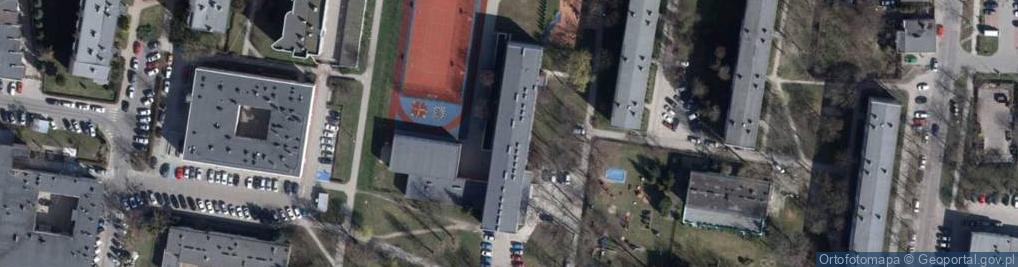 Zdjęcie satelitarne Szkoła Podstawowa Nr 189 Im. Wandy Zieleńczyk
