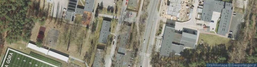 Zdjęcie satelitarne Szkoła Podstawowa Nr 2 Dla Dorosłych W Zielonej Górze