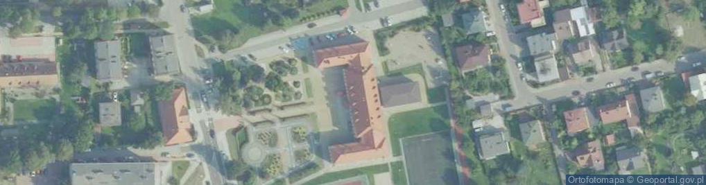 Zdjęcie satelitarne Szkoła Podstawowa Nr 2 Im. Bohaterów Westerplatte W Myślenicach