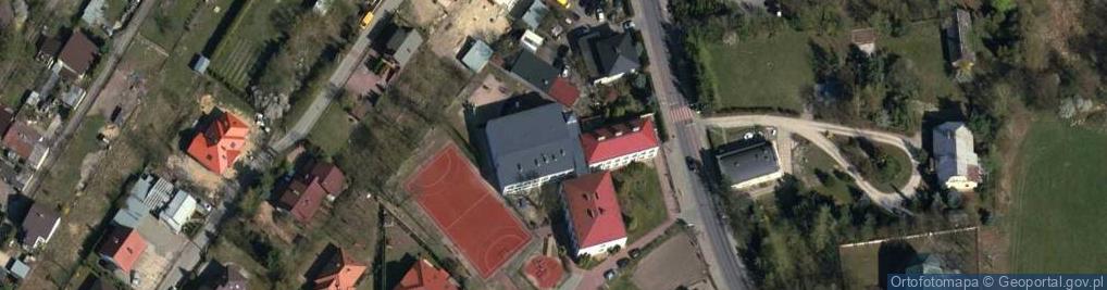 Zdjęcie satelitarne Szkoła Podstawowa Nr 2 Im.orła Białego W Chotomowie