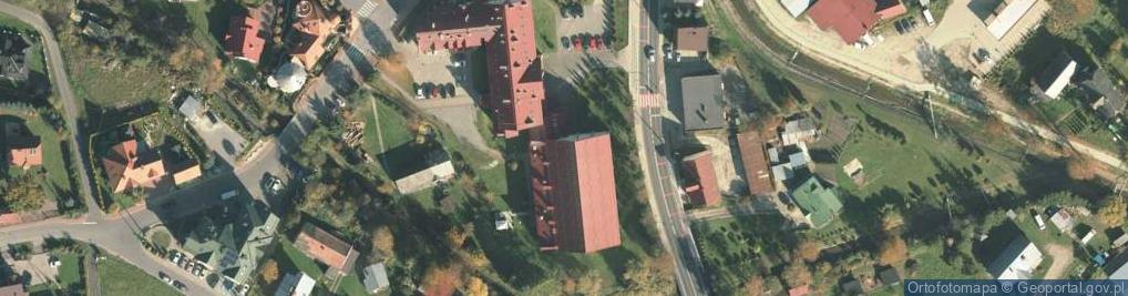 Zdjęcie satelitarne Szkoła Podstawowa Nr 2 Im. Polskich Olimpijczyków W Krynicy-Zdroju