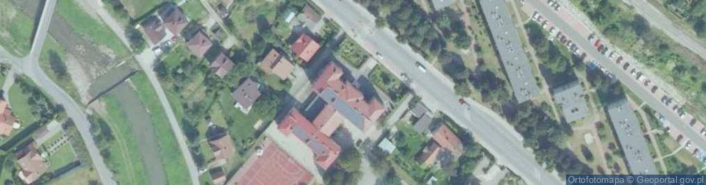 Zdjęcie satelitarne Szkoła Podstawowa Nr 2 Im.tadeusza Kościuszki W Limanowej