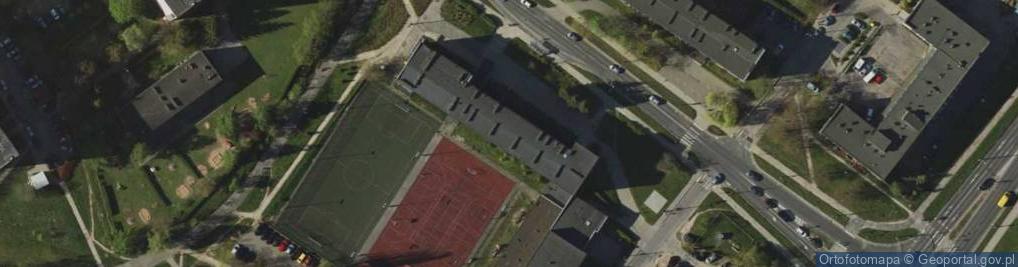 Zdjęcie satelitarne Szkoła Podstawowa Nr 22 Im. Marii Dąbrowskiej W Olsztynie