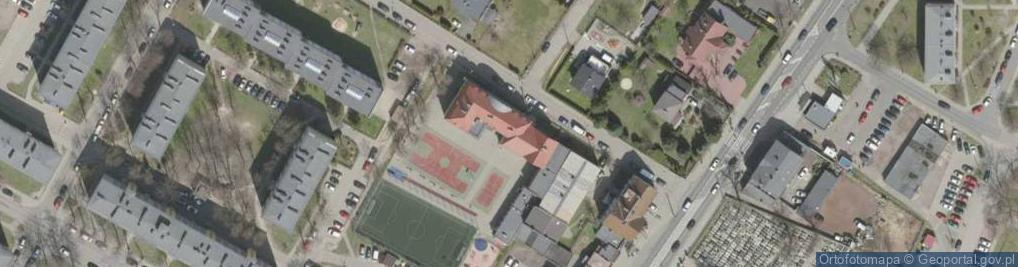Zdjęcie satelitarne Szkoła Podstawowa Nr 24 Im. Powstańców Śląskich