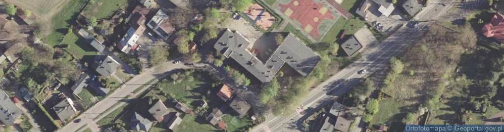 Zdjęcie satelitarne Szkoła Podstawowa Nr 25 W Rudzie Śląskiej