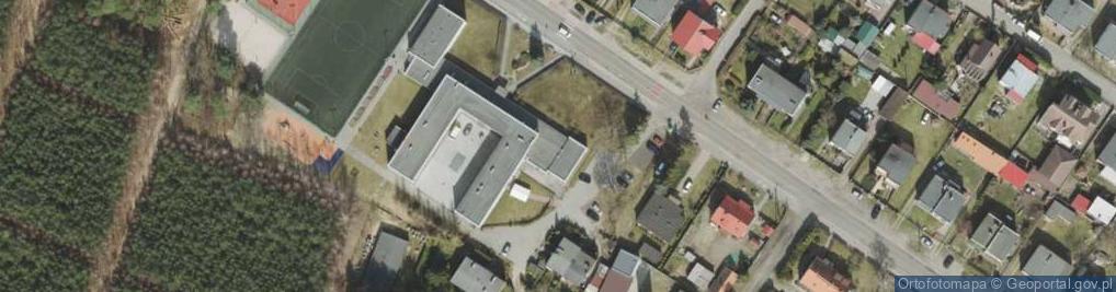 Zdjęcie satelitarne Szkoła Podstawowa Nr 28 W Zielonej Górze