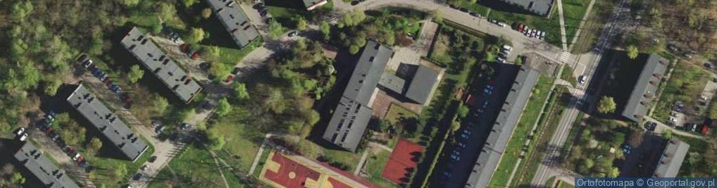 Zdjęcie satelitarne Szkoła Podstawowa Nr 29 Im. Władysława Broniewskiego W Sosnowcu