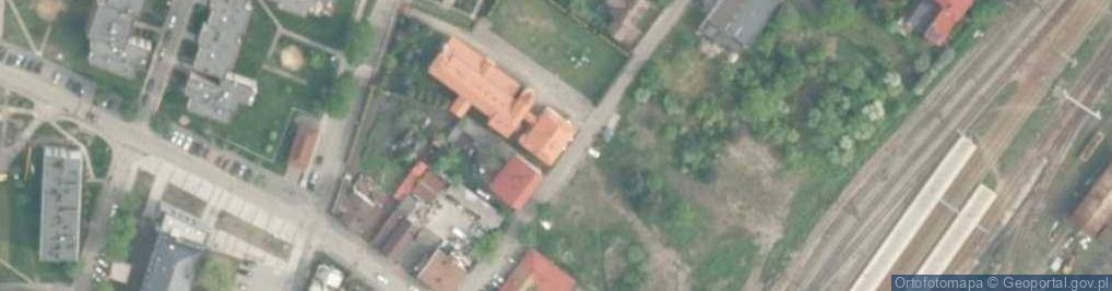 Zdjęcie satelitarne Szkoła Podstawowa Nr 3 W Łazach