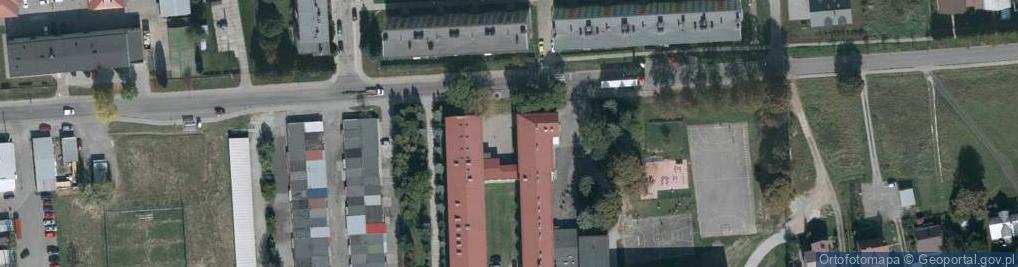 Zdjęcie satelitarne Szkoła Podstawowa Nr 4 Im. Jana Pawła II W Łańcucie