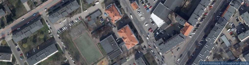 Zdjęcie satelitarne Szkoła Podstawowa Nr 4 Im. Marii Dąbrowskiej W Kaliszu