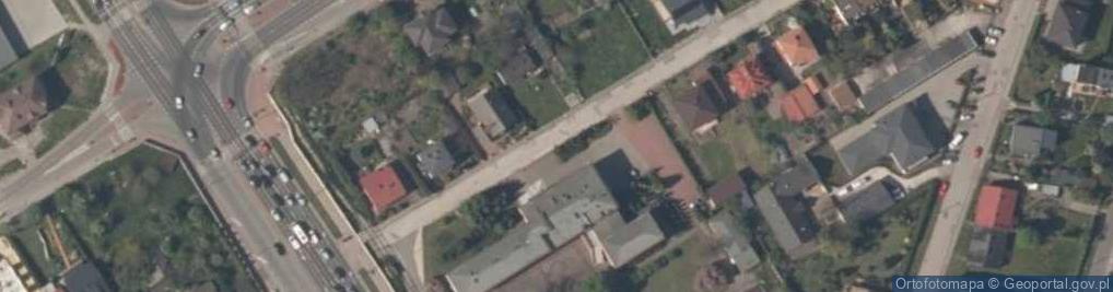 Zdjęcie satelitarne Szkoła Podstawowa Nr 4 Im. Marii Skłodowskiej-Curie W Skierniewicach