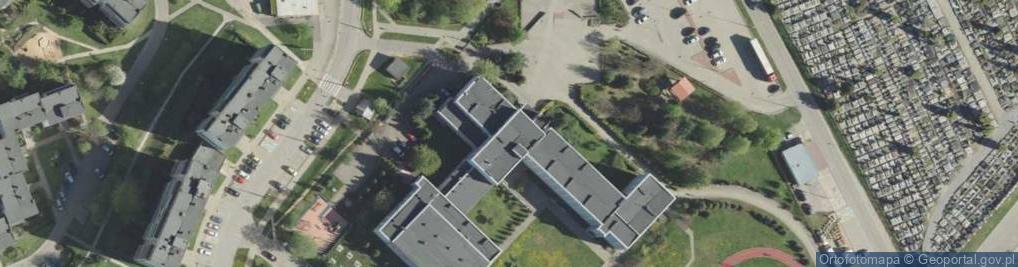Zdjęcie satelitarne Szkoła Podstawowa Nr 45 Z Oddziałami Integracyjnymi Im. Świętego Jana Pawła II W Białymstoku