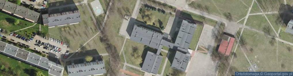 Zdjęcie satelitarne Szkoła Podstawowa Nr 47 W Sosnowcu