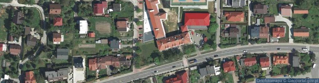 Zdjęcie satelitarne Szkoła Podstawowa Nr 48 Im. Szarych Szeregów W Krakowie