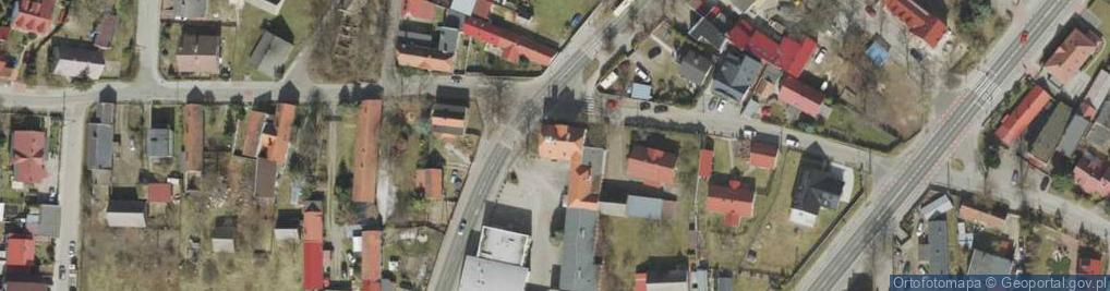 Zdjęcie satelitarne Szkoła Podstawowa Nr 5 W Zielonej Górze W Zespole Edukacyjnym Nr 1