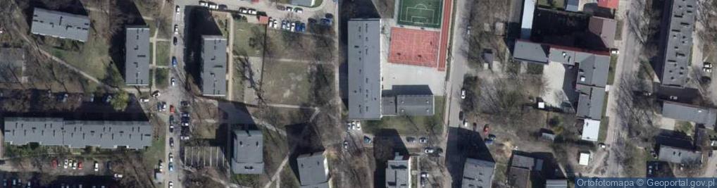 Zdjęcie satelitarne Szkoła Podstawowa Nr 58 Im. Melchiora Wańkowicza