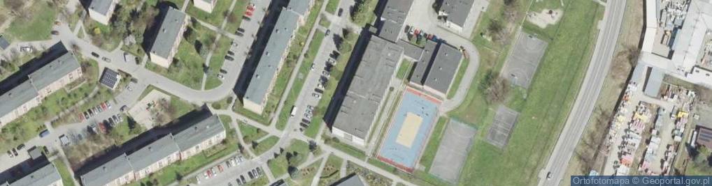 Zdjęcie satelitarne Szkoła Podstawowa Nr 6 W Gorlicach