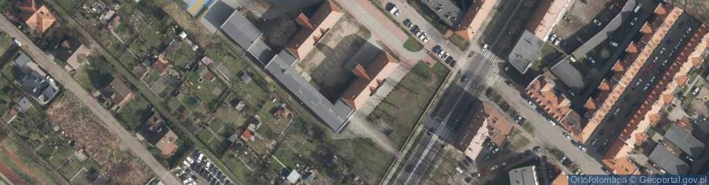 Zdjęcie satelitarne Szkoła Podstawowa Nr 7 Im. Adama Mickiewicza W Gliwicach